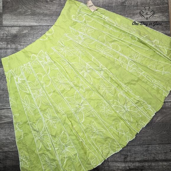 Coldwater Creek A Line Pleated Skirt Size XL - Picture 1 of 5